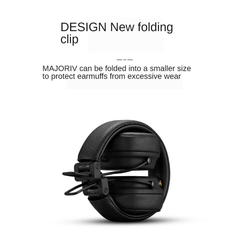MARSHALL Major III Trådlösa Bluetooth-hörlurar med djup bas Vikbara för Musikälskare och aktiv livsstil