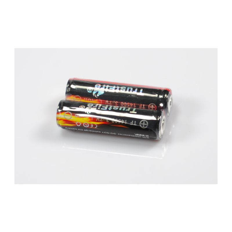 Trustfire Skyddad 3.7V 900mAh Li-Ion Batteri 14500 Uppladdningsbart för Ficklampor och Bärbara Elektronik
