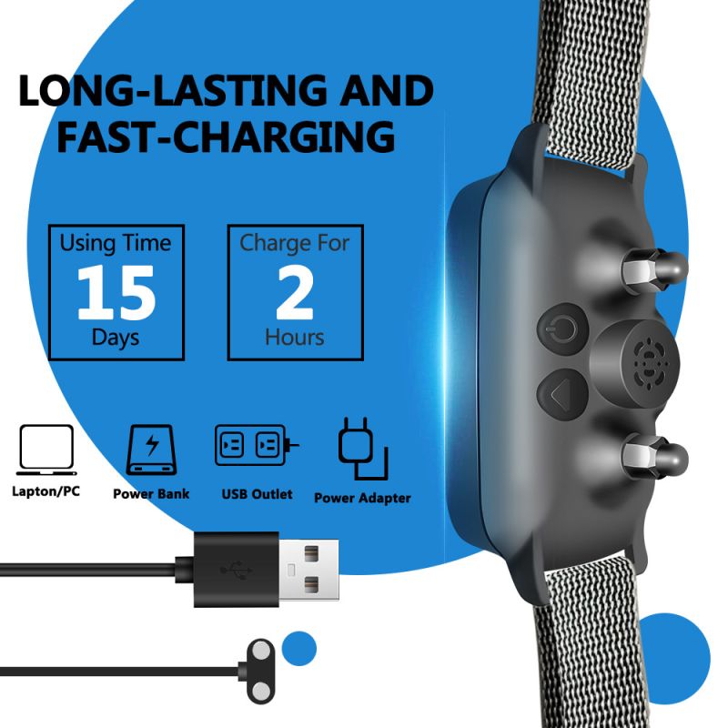 Ultraljud Hundträningshalsband T012 Effektiv Skällkontroll För Hundens Välbefinnande och Harmoniskt Hem