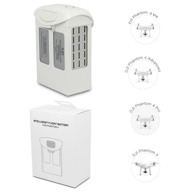 DJI Phantom 4 batteri 15.2V hög kapacitet 5870mAh Li-Po för FPV quadcopter och lång flygtid Phantom 4 Series