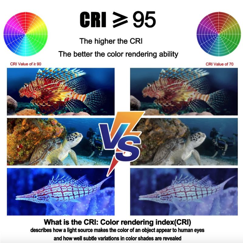 Highlight Torch dykljus 25000 lumen 120m vattentät idealisk för undervattensfotografering och djuphavsdyk
