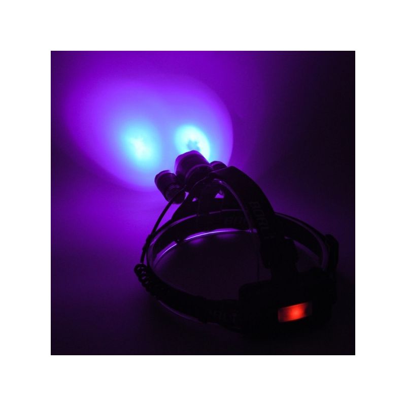 Boruit RJ-3000 LED-strålkastare T6 vitljus LED-huvudlampa vattentät hållbar utomhusbelysning för äventyr