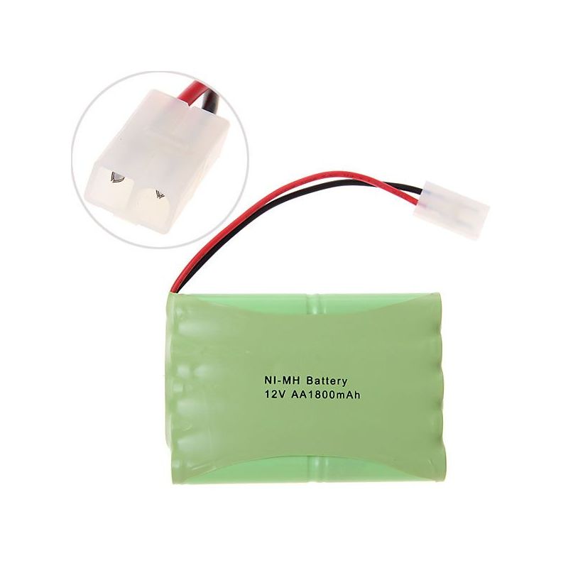 Upptäck 12V AA 1800mAh Ni-MH uppladdningsbara batterier hög kapacitet energieffektivt val för leksaker och mer