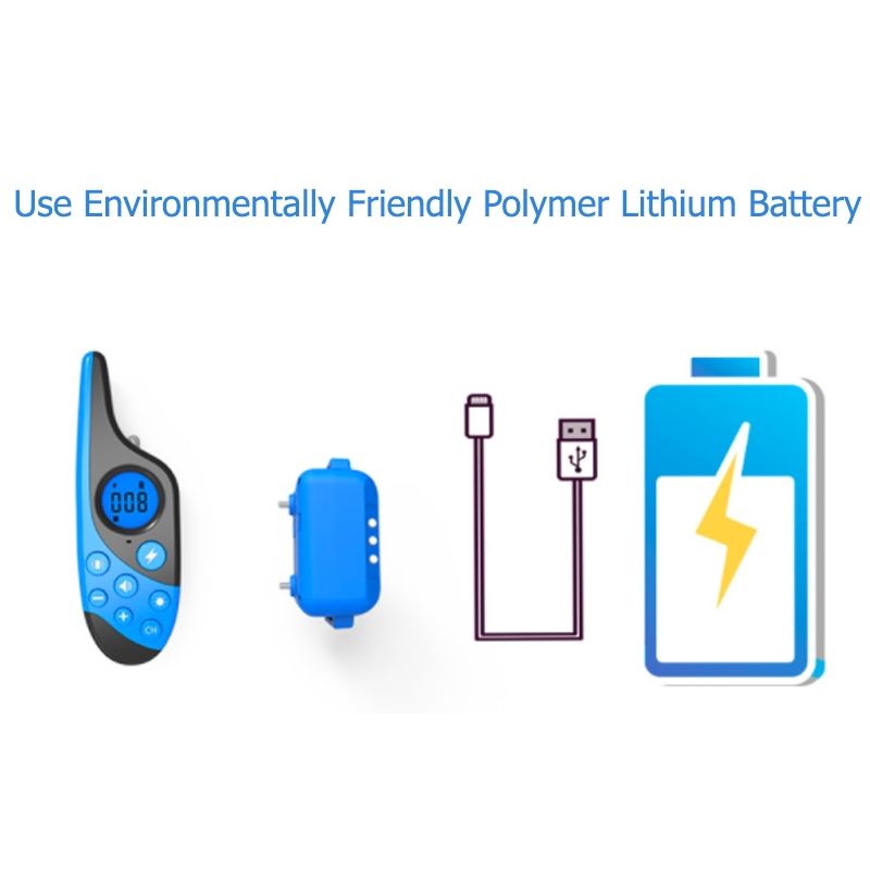 Upptäck 2021 Elektrisk Hundträningshalsband med 500m Fjärrkontroll Vattentätt Justerbart för Hundlydnadsträning