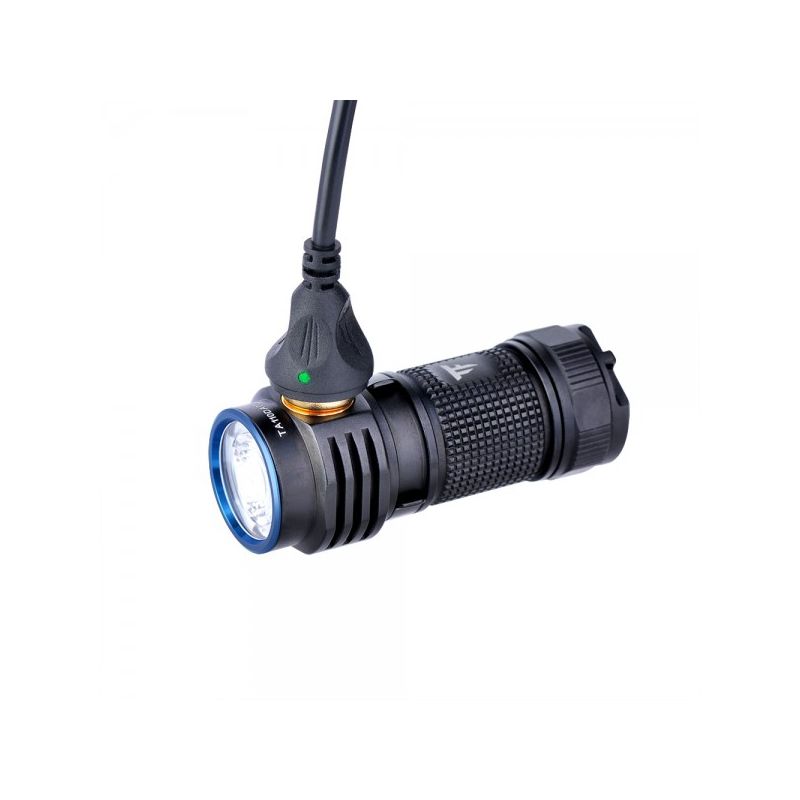 TrustFire MC1 Baton kompakt 1000 lumen LED ficklampa med XP-L HI magnetisk laddning för vardaglig bärbarhet