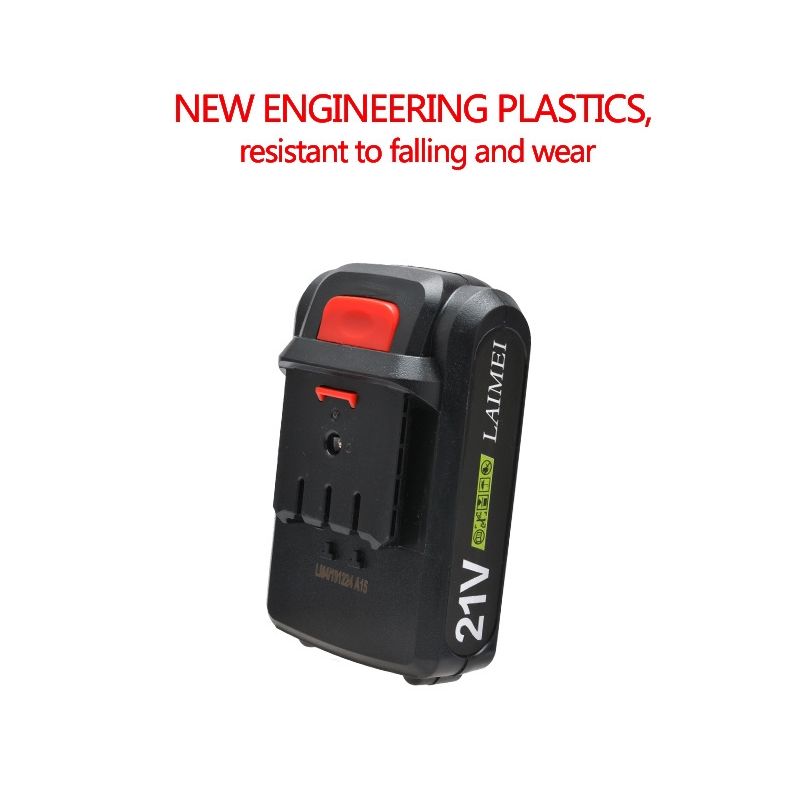 21V Litiumbatteri Li-ion Lättvikt för Strömverktyg Snabb Laddning Hög Energitäthet för Hemmafixare