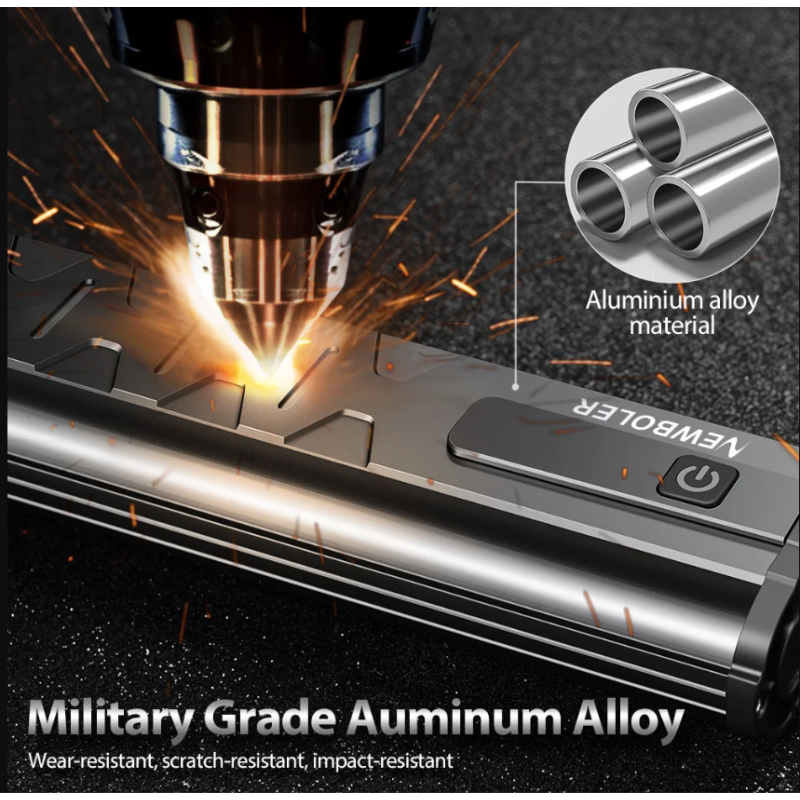 NITEBEAM Cykelljus 10000 Lumen Vattentät För MTB och Vägcykling Cykeltillbehör Med USB-laddning och Aluminium