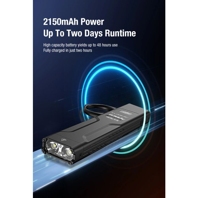 Klarus X1 EDC Ficklampa 4200LM – Ultra-tunn Taktisk Nödljus med SST-70, Perfekt för Camping & Vandring