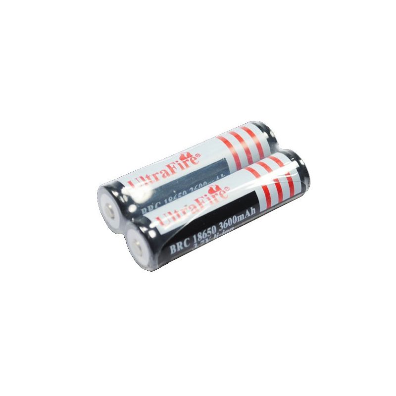 UltraFire 3.7V 18650 3600mAh hög kapacitet uppladdningsbara batterier för hållbar och miljövänlig kraft