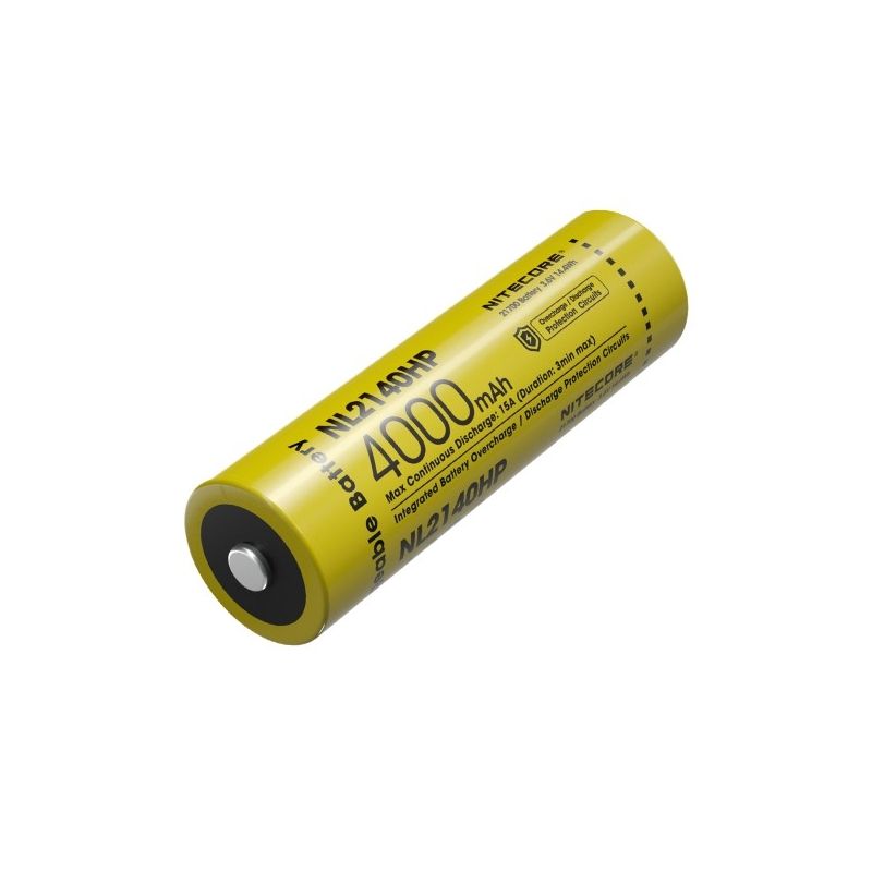 Upptäck NITECORE NL2140HP 4000mAh 3.6V Li-Ion batteri energitäthet för högdrivna ficklampor och digitalkameror