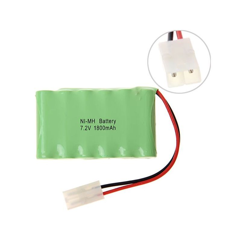 Ni-MH 6 AA 7,2V 1800mAh uppladdningsbart batteri