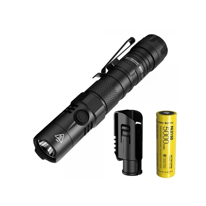 Upptäck Nitecore MH12 V2 XP-L2 V6 LED-ficklampa 1200 lumen idealisk för utomhusbelysning och äventyrsutflykter