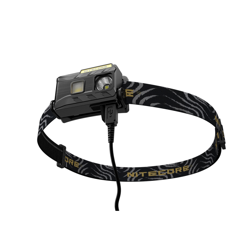 Nitecore NU25 lättviktig uppladdningsbar pannlampa 360 lumen med XP-G2 S3 LED och mikro USB laddning