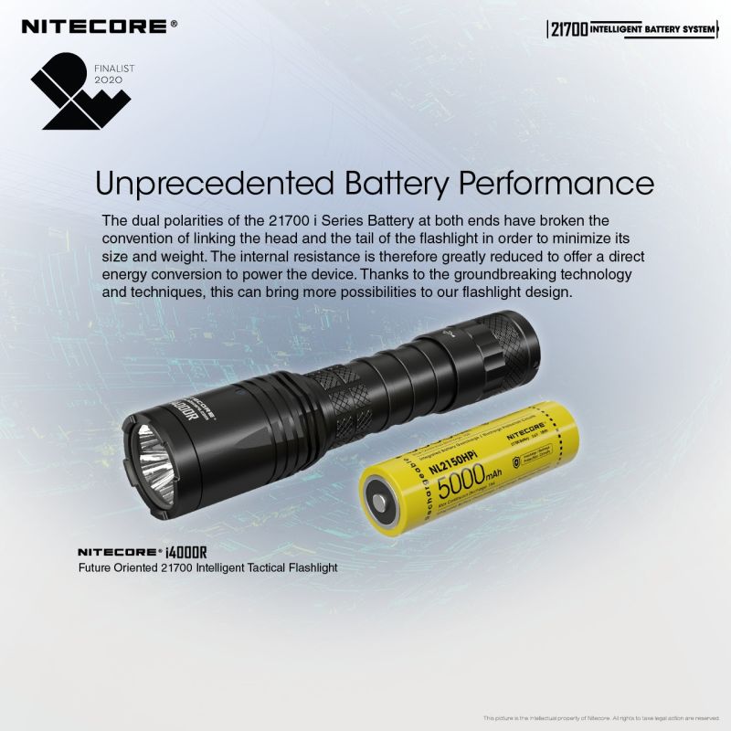 Upplev NITECORE 21700 intelligenta batterisystem ML21 magnetlampa och MPB21 magnetisk power bank 5000mAh batteri