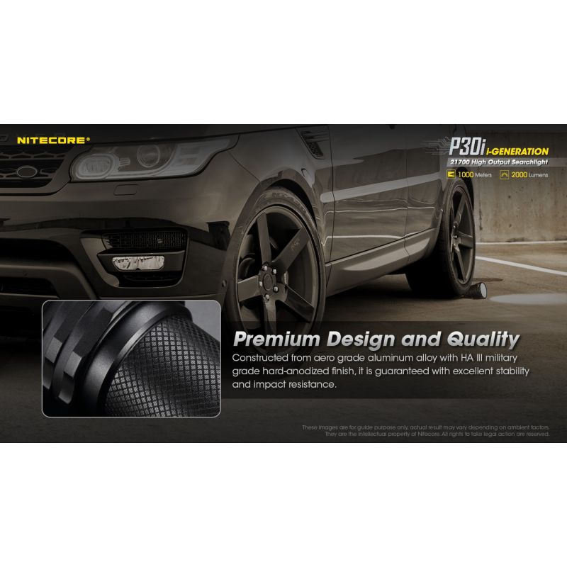 Upptäck Nitecore P30i XHP35 HI LED ficklampa 2000 lumen 1000 meter ljuskast för nattutforskning och äventyr