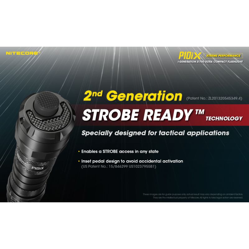 Upptäck Nitecore P10iX LED-ficklampa 4000 lumen för utomhusäventyr kompakt och pålitlig med strobe-funktion