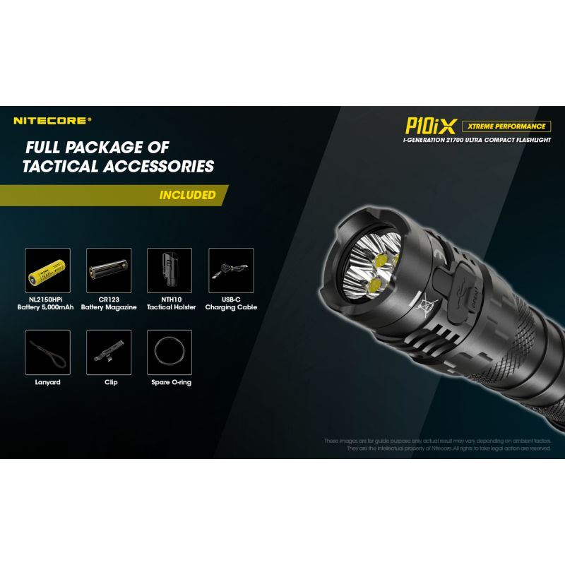 Upptäck Nitecore P10iX LED-ficklampa 4000 lumen för utomhusäventyr kompakt och pålitlig med strobe-funktion