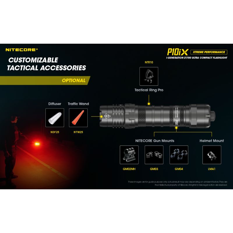 Upptäck Nitecore P10iX LED-ficklampa 4000 lumen för utomhusäventyr kompakt och pålitlig med strobe-funktion