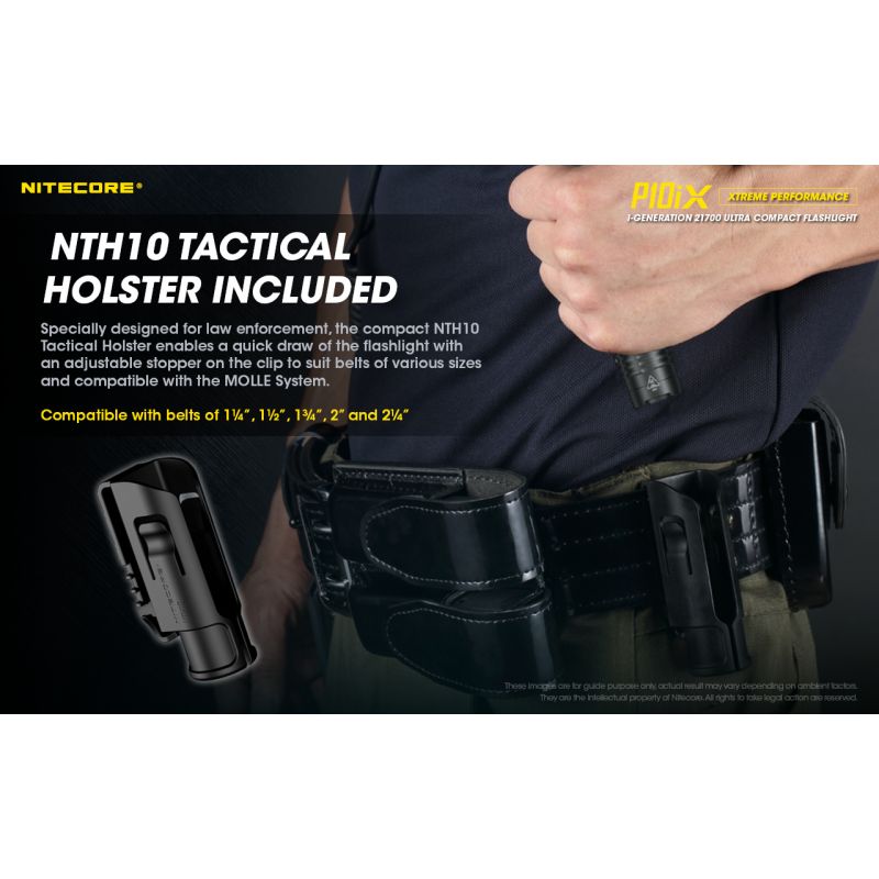 Upptäck Nitecore P10iX LED-ficklampa 4000 lumen för utomhusäventyr kompakt och pålitlig med strobe-funktion