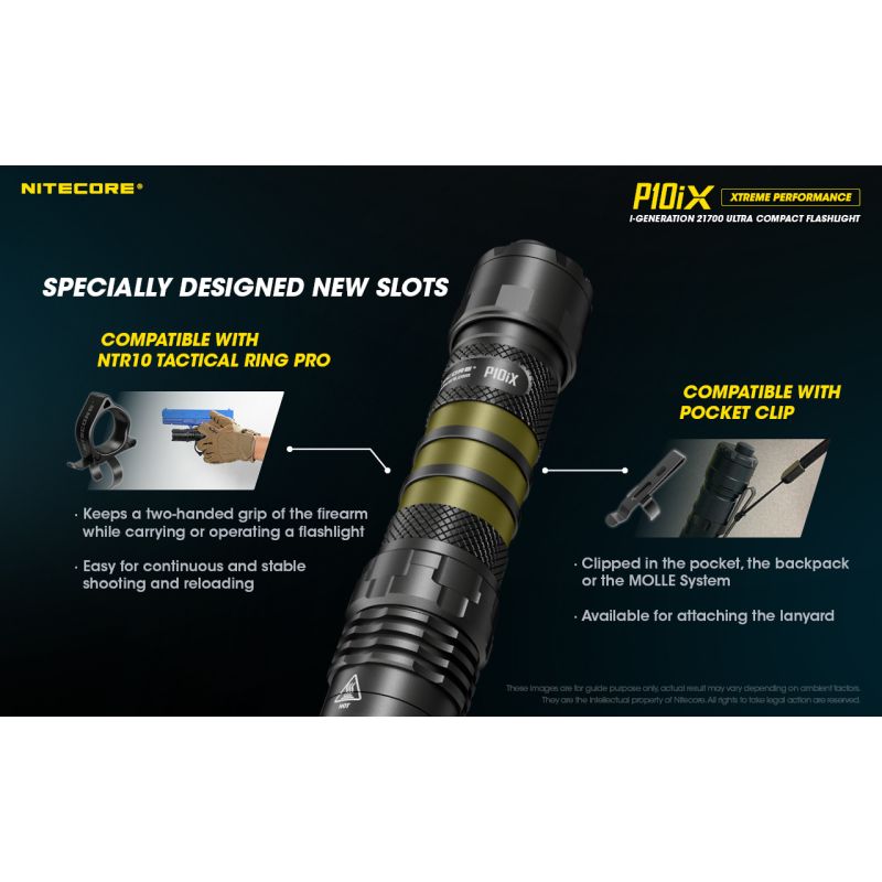 Upptäck Nitecore P10iX LED-ficklampa 4000 lumen för utomhusäventyr kompakt och pålitlig med strobe-funktion
