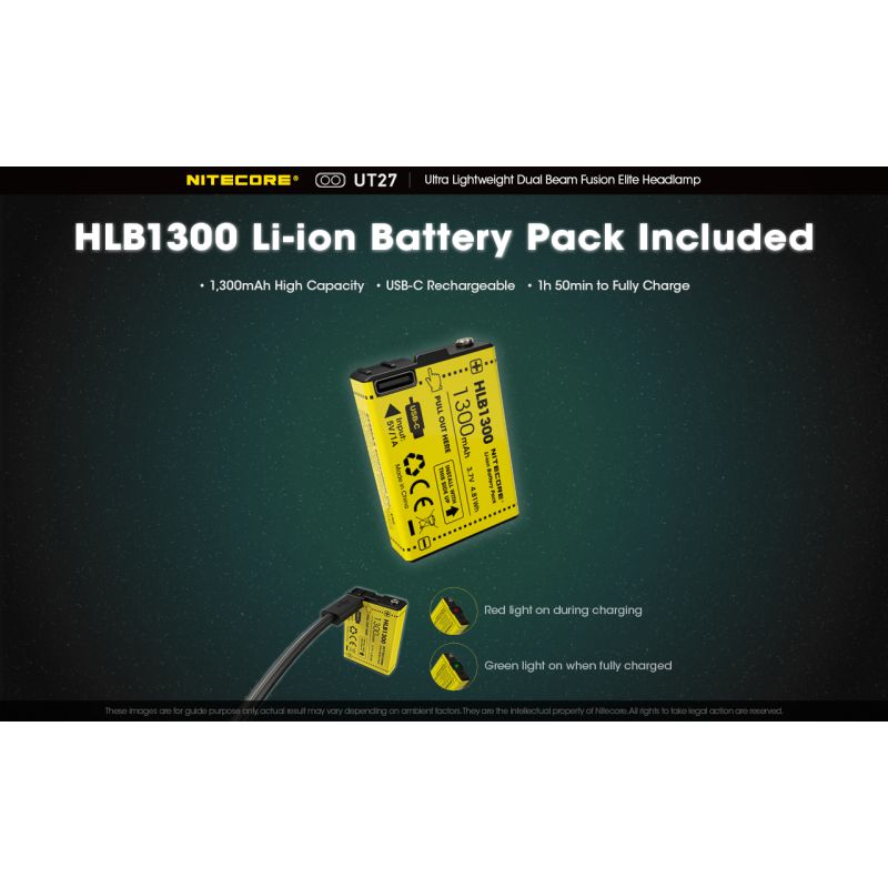 Nitecore UT27 pannlampa 520 lumen mångsidiga belysningslägen robust design för nattäventyr och stjärnskådning