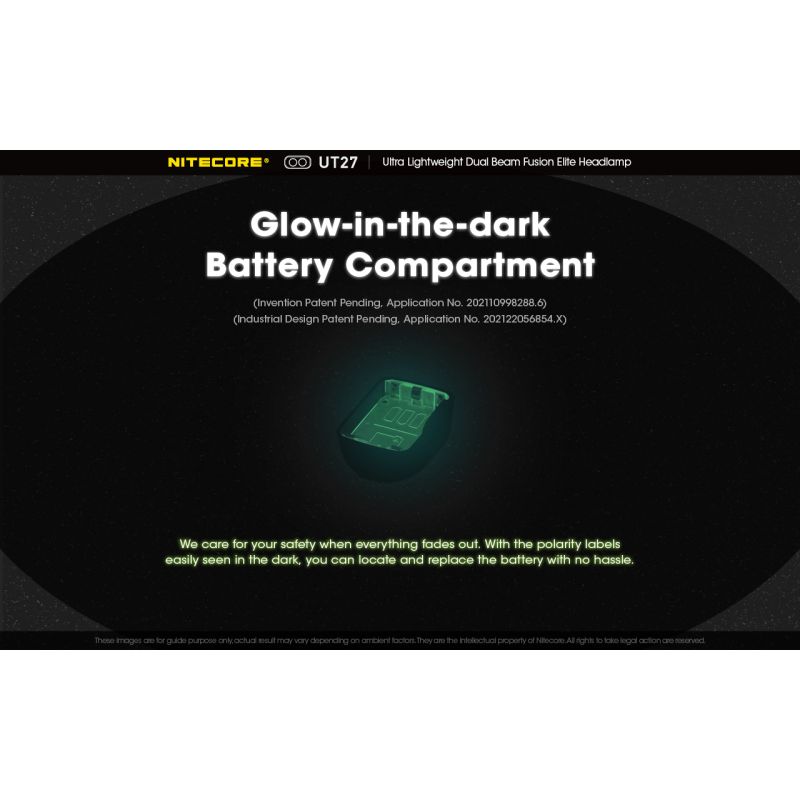 Nitecore UT27 pannlampa 520 lumen mångsidiga belysningslägen robust design för nattäventyr och stjärnskådning