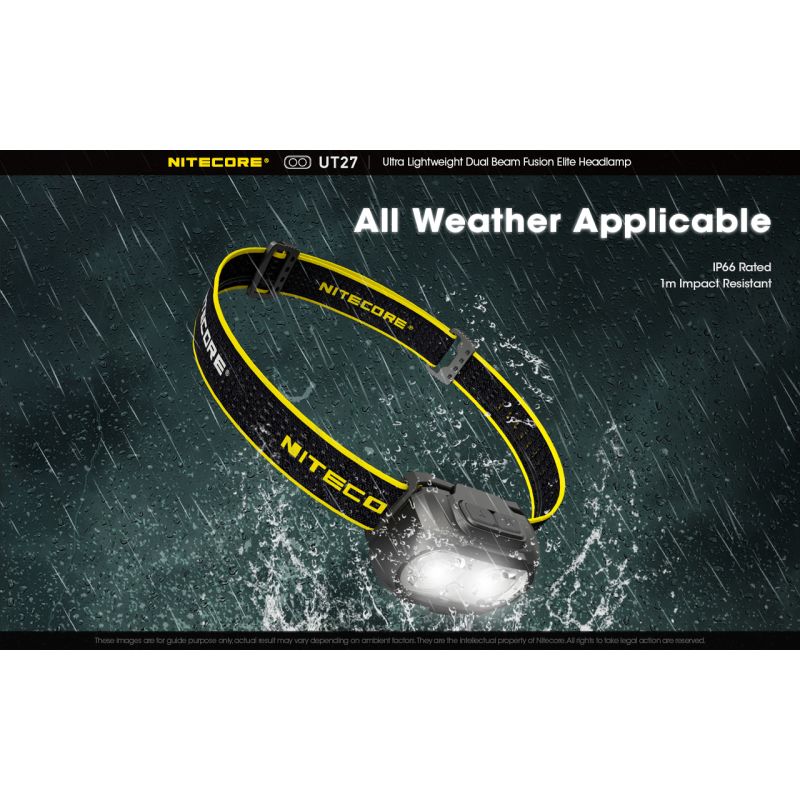 Nitecore UT27 pannlampa 520 lumen mångsidiga belysningslägen robust design för nattäventyr och stjärnskådning