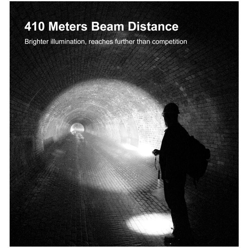 Klarus XT11GT PRO V2.0 med Luminus SST-70 hög lumen ficklampa 3300 lumen USB-C uppladdningsbar nödficklampa