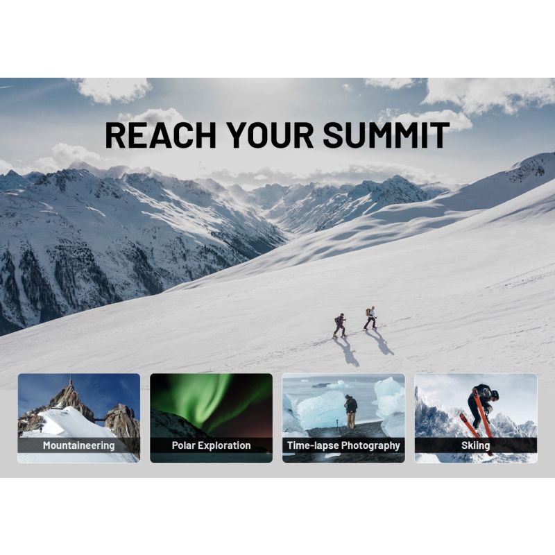 Nitecore Summit 10000 Powerbank | Extrem Kyla -40°C Uppvärmningsfunktion Kolfiber IPX5 Tålig Bärbar Laddare