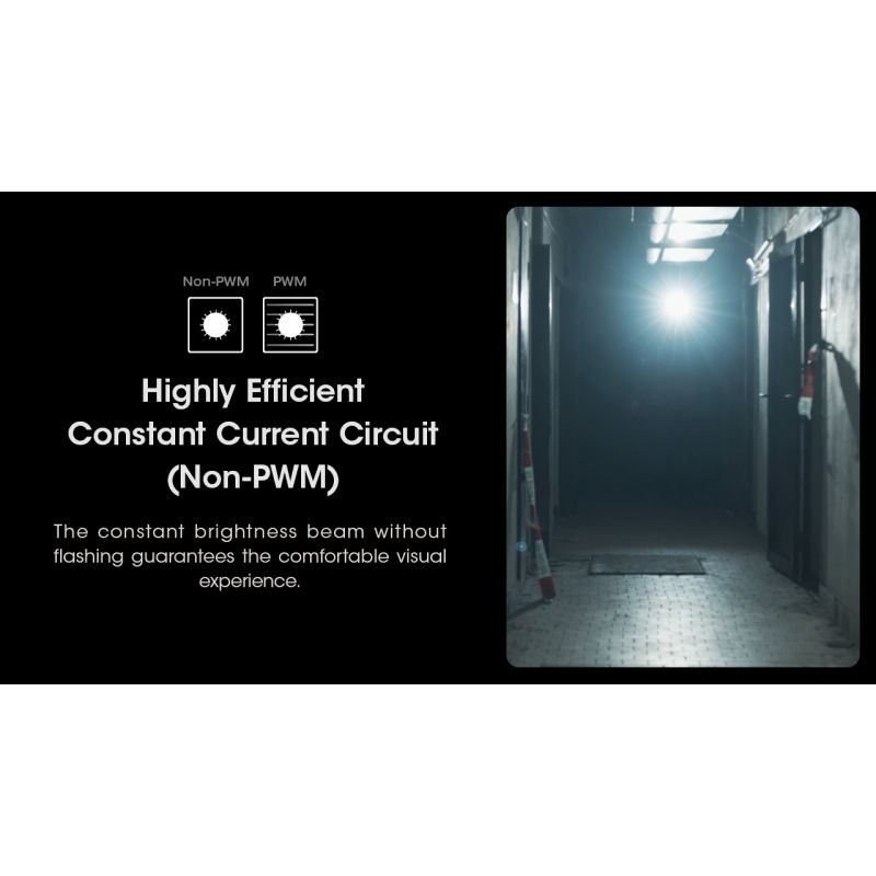 Nitecore MH12 Pro LED-ficklampa 3300 Lumen USB-C uppladdningsbar för utomhusäventyr och nattvandringar