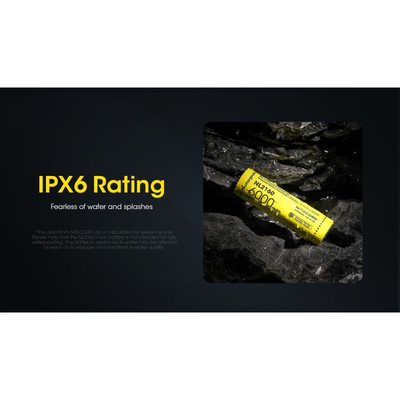 Upptäck NITECORE NL2160 6000mAh 3.6V Li-Ion batteri energitäthet för högdrivna ficklampor och digitalkameror