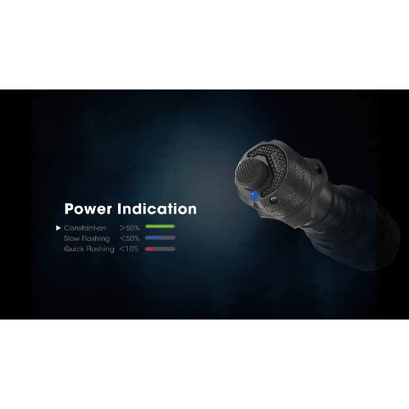 Nitecore TM9K PRO 9900 Lumen ficklampa med USB-C laddning och 510 meters strålavstånd för äventyr och SAR