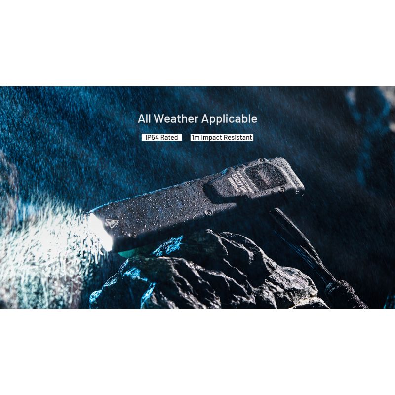 NITECORE EDC27 UHi 3100 lumen ficklampa USB-C uppladdningsbar kompakt friluftsutrustning för camping och säkerhet