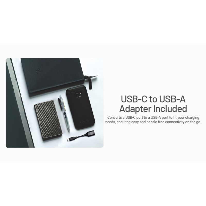 Nitecore NB20000 Gen3 Powerbank Dubbel USB-C-portar 20000mAh Snabbladdning Lättvikt Resekamrat