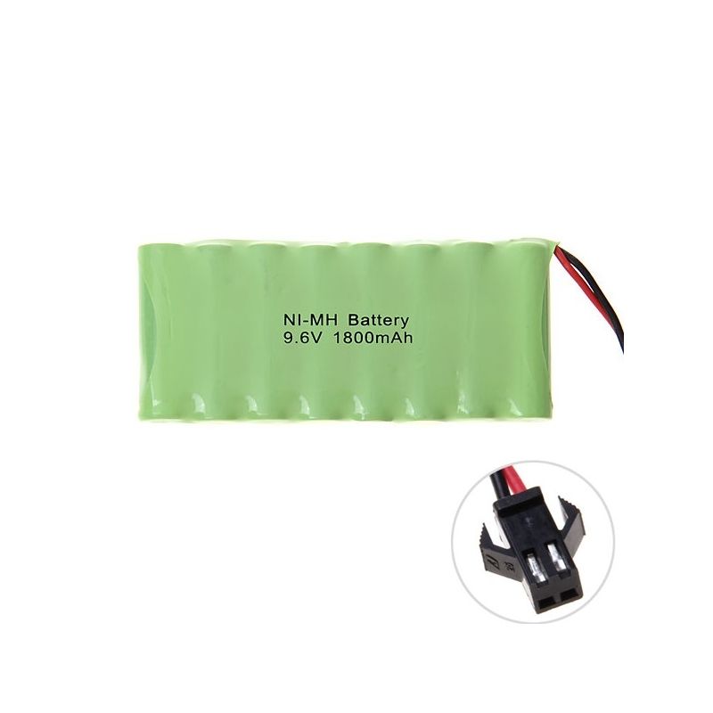 Ni-MH AA 9.6V 1800mAh SM-kontaktbatteri