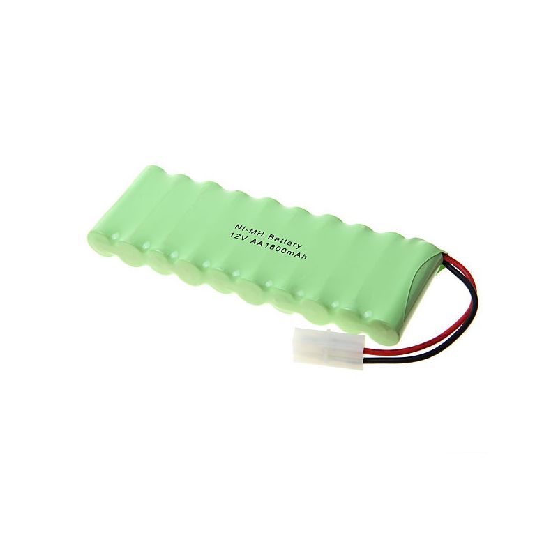 10-pack Ni-MH AA 12V 1800mAh Uppladdningsbart batteri för leksaksbil, modellplan, båt, stabil prestanda
