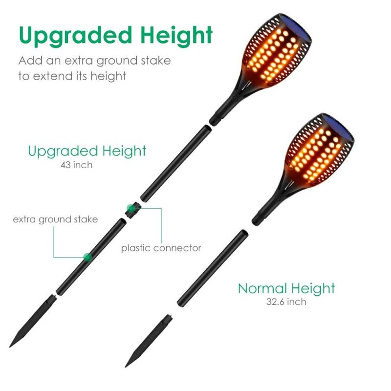 Upptäck uppgraderade Solcellslampor med fladdrande flamma ljus och vattentäta facklor för magisk utomhusbelysning