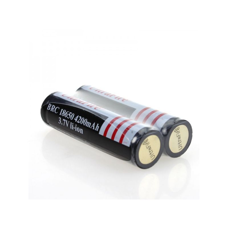 UltraFire BRC 4200mAh 3.7V 18650 Li-ion batteri hög prestanda pålitlig kraft för ficklampa och tekniska enheter