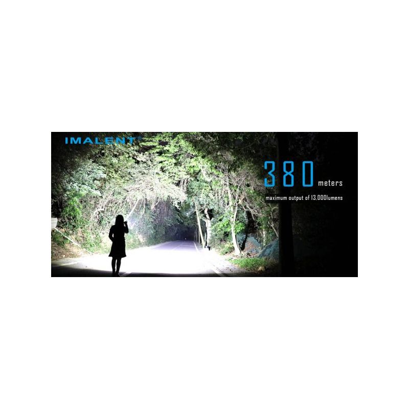 IMALENT MS03 Ultraljus Ficklampa 13000 Lumen Kompakt Design 324 Meter Räckvidd Pålitlig Äventyrsutrustning
