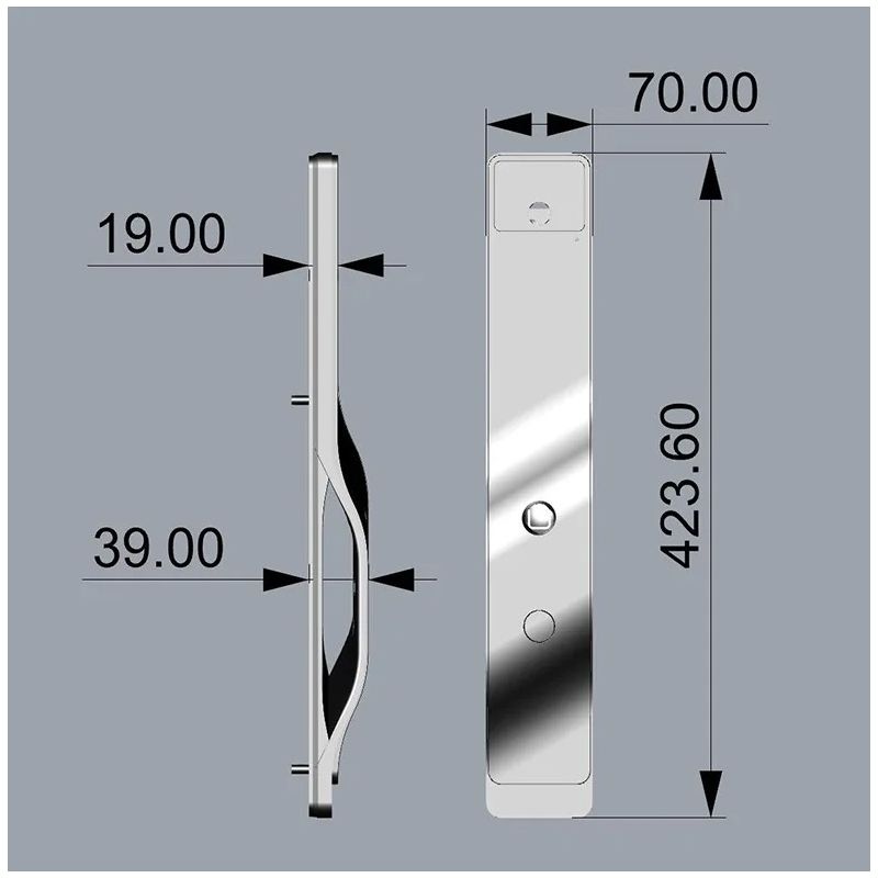 Tuya Wifi 3D ansiktsigenkänning Smart dörrlås med säkerhetskamera Biometrisk upplåsning för smart hem