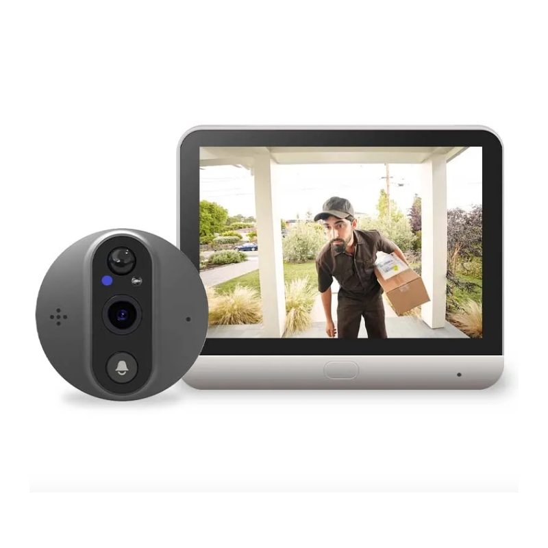 Tuya Smart 1080P WiFi titthålsvideokamera med PIR rörelsedetektor och nattvision för hemsäkerhet