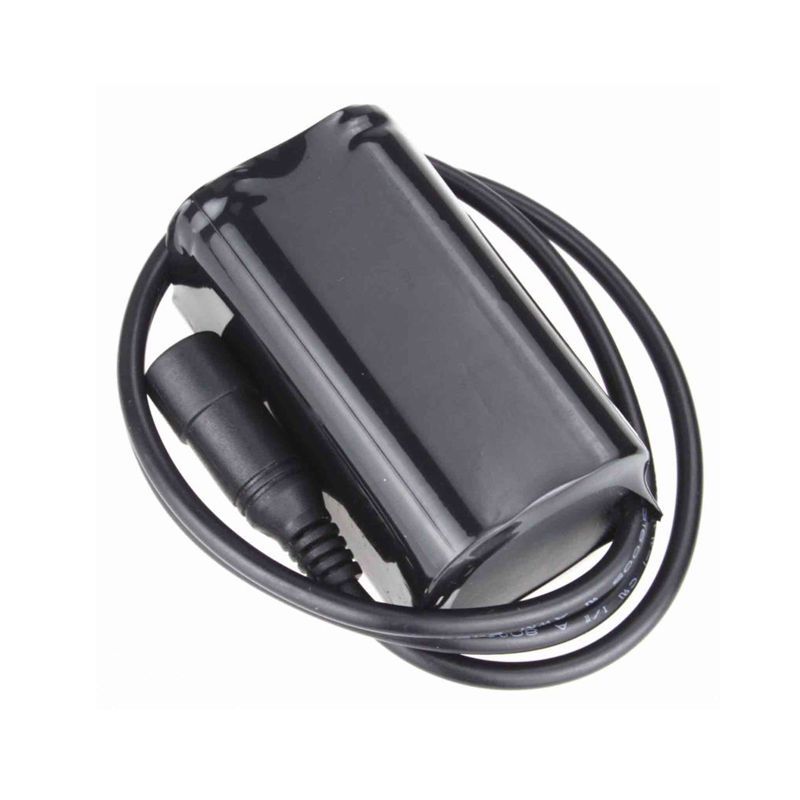 5521 DC-gränssnitt 8,4V batteriset med hög kapacitet 4*18650 cykelljusbatteri i lättvikt kardborrefodral