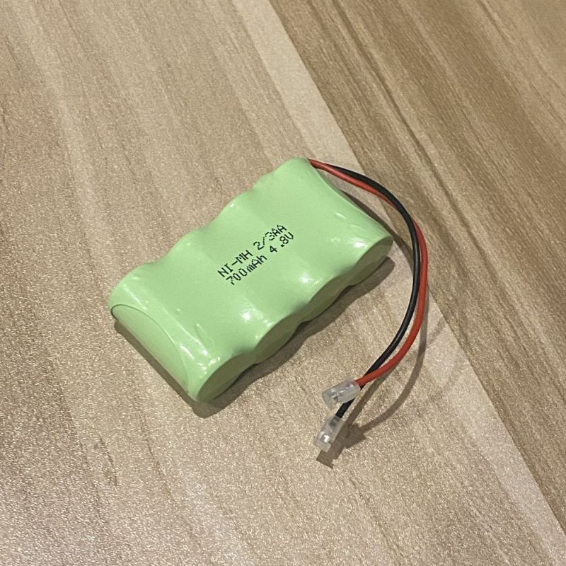 Upptäck 4,8V uppladdningsbart batteri med hög kapacitet 700mAh Ni-MH miljövänliga batterier för leksaker och kameror
