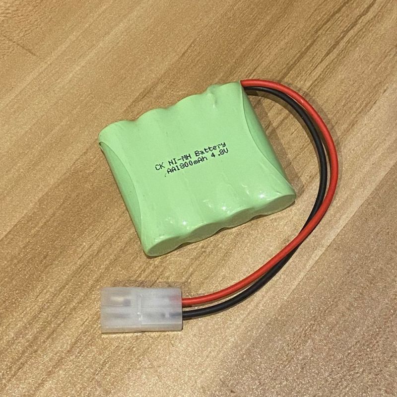4,8V AA 1800mAh Ni-MH uppladdningsbart batteri miljövänligt högkapacitetsbatteri portabel elektronik