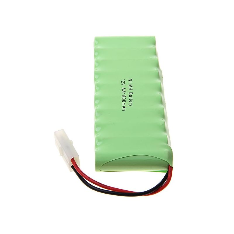 10-pack Ni-MH AA 12V 1800mAh Uppladdningsbart batteri för leksaksbil, modellplan, båt, stabil prestanda