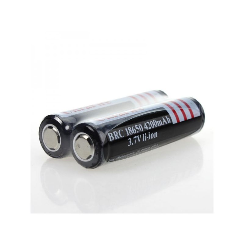 UltraFire BRC 4200mAh 3.7V 18650 Li-ion batteri hög prestanda pålitlig kraft för ficklampa och tekniska enheter