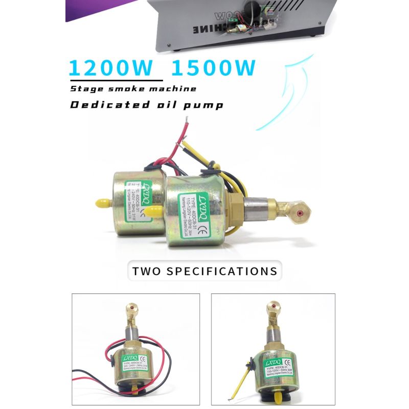 Oljespumpkraftpump 55DCB för rökmaskiner Tyst prestanda precisionsoljekontroll 110V 220V dimmaskin
