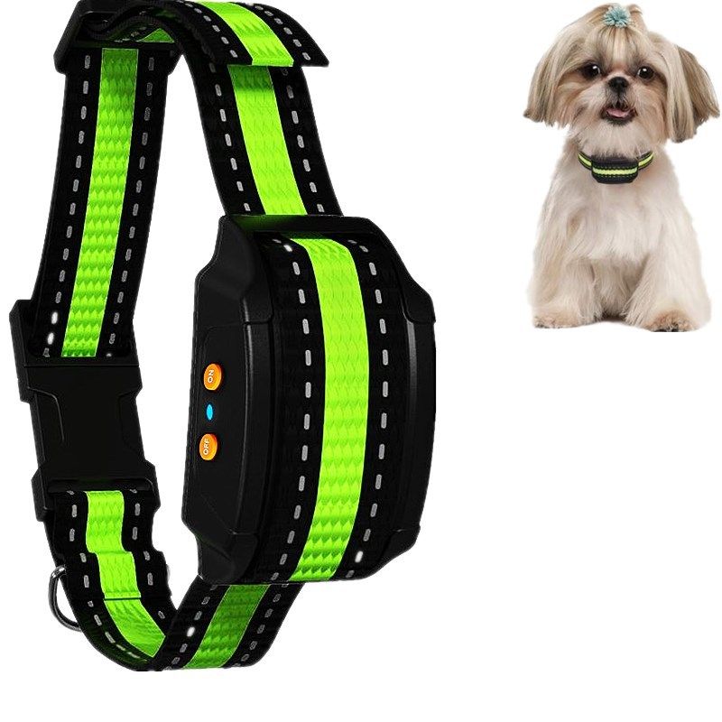 Intelligent Sällskapsdjur Hund Anti Skällande USB Elektrisk Ultraljud Hund Träningshalsband Vattentätt