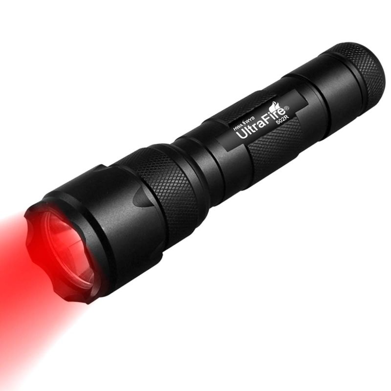 UltraFire WF-502B.2 XP-E2 LED ficklampa för nattvandring fisketurer och nattliga djurliv observationer