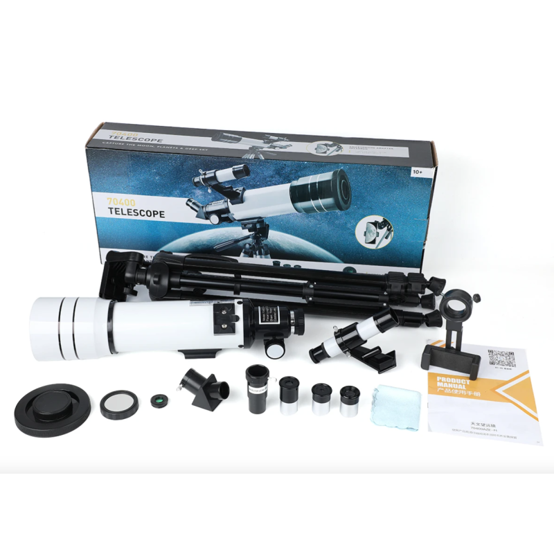 Upptäck universums under med Bossdun teleskop 333X förstoring för månskådning och barnens astronomiska äventyr